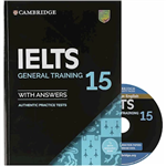 کتاب Cambridge Practice Tests for IELTS Series General Training 15 انتشارات Cambridge