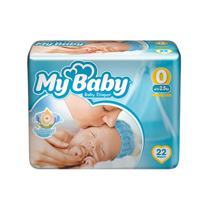 پوشک مای بیبی سایز 0 بسته 22 عددی My Baby Chamomile Size 0 Diaper Pack of 22