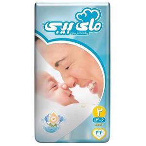 پوشک مای بیبی مدل Chamomile سایز 2 بسته 44 عددی My Baby Chamomile Size 2 Diaper Pack of 44