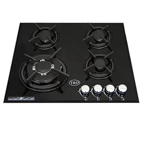 اجاق گاز صفحه ای شیشه ای تی اند دی مدل TD115E T And D TD115E Glass Gas Hob