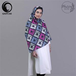 روسری نخی ژاکارد شطرنجی