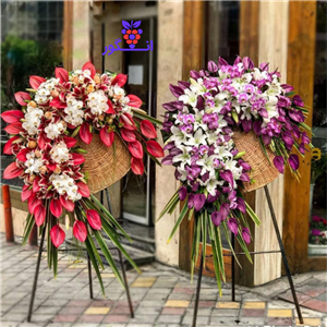 تاج گل تبریک 22594