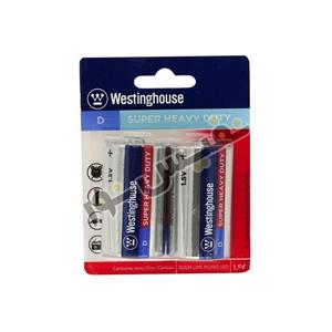 باتری سایز بزرگ (D) وستینگهاوس بسته 2 عددی