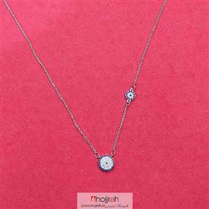 گردنبند استیل طرح چشم نظر کد D73