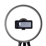 رینگ لایت نکسوس 200وات خاکستری Nexus Ringlight phone holder HS200WH + هولدر موبایل + سه‌پایه