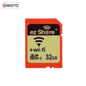 کارت حافظه SDHC ایزی شر کلاس 10 ظرفیت 32 گیگابایت همراه با Wifi Ez Share SDHC Card-32GB with Wifi