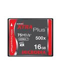 Microdia Xtra Plus CompactFlash 500X 75MBps - 16GB