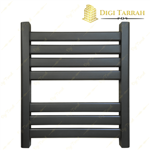 حوله خشک کن آلومینیومی مشکی ۶۰ سانت فلت پهن