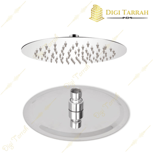 سردوش گرد استیل ۲۰cm کروم