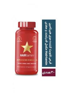 قرص هیرتامین تقویت کننده مو و کمک به رشد دوباره مو 30 عددی Hairtamin Advanced Formula Hair Supplement 30 Capsules