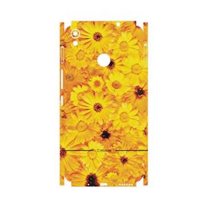 برچسب پوششی ماهوت مدل Yellow-Flower-FullSkin مناسب برای گوشی موبایل تکنو Camon CX Air MAHOOT Cover Sticker for Tecno 