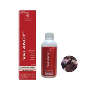 کیت رنگ مو والانسی شماره V5 6.20 حجم 100 میلی لیتر رنگ شرابی متوسط