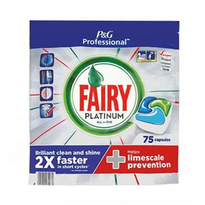 قرص ظرفشویی آلمانی فیری (درفت) مدل Platinum All In One بسته 75 عددی Dreft (Fairy) Platinum All In One