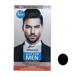 کیت رنگ مو ویکو شماره ۱۰۱ حجم ۵۰ میلی لیتر رنگ مشکی