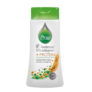 شامپو حیوانات پرسا مدل +Protein حجم 250 میلی لیتر