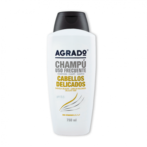 شامپو ترمیم کننده اگرادو اسپانیا Agrado موهای ظریف شکننده حجم 750 میل Cabellos Delicados Shampoo 