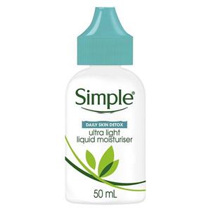 سرم ابرسان ضد جوش اکنه سیمپل Simple Ultra Light Liquid Moisturiser 50ml 