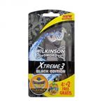 خودتراش سه لبه ویلکینسون Wilkinson Xtreme 3 Black Edition بسته 6 عددی