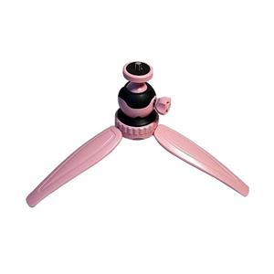 سه پایه عکاسی بیک(صورتی) Beike Q166 Mini Tripod-Pink+هولدر موبایل