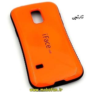 قاب گوشی Galaxy S5 Mini / G800F سامسونگ طرح آی فیس iface نارنجی کد 5