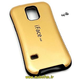 قاب گوشی Galaxy S5 Mini / G800F سامسونگ طرح آی فیس iface طلایی کد 4