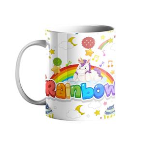 ماگ مدل یونیکورن rainbow