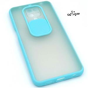 قاب گوشی Redmi Note 9S - Redmi Note 9 Pro شیائومی طرح پشت مات محافظ لنز دار کشویی