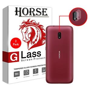 محافظ لنز دوربین هورس مدل UTF مناسب برای گوشی موبایل نوکیا C1 Plus بسته دو عددی Horse UTF Camera Lens Protector For Nokia C1 Plus  Pack Of 2