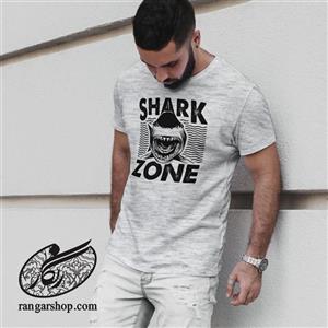 تیشرت طرح shark zone