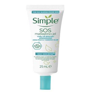 ژل کنترل کننده چربی،ضد جوش sos سیمپل ۲۵میل Simple Sos Cleaning Booster 25ml 