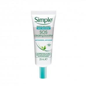 ژل کنترل کننده چربی،ضد جوش sos سیمپل ۲۵میل Simple Sos Cleaning Booster 25ml