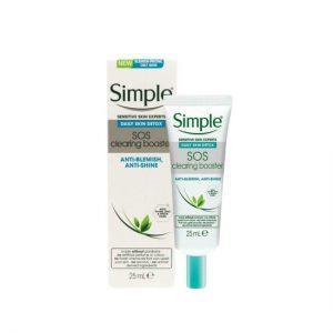 ژل کنترل کننده چربی،ضد جوش sos سیمپل ۲۵میل Simple Sos Cleaning Booster 25ml