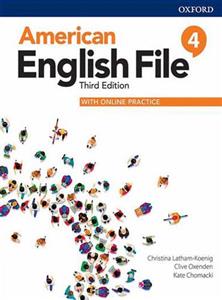 کتاب   انتشارات Oxford American English File 3rd Edition 4