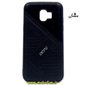 قاب گوشی Galaxy Grand Prime Pro / J2 2018 / J2 Pro سامسونگ طرح چرم ساده نیتو مشکی کد 32