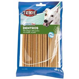 تشویقی دنتال سگ طعم مرغ ویژه مراقبت دندان تریکسی (Trixie Denta Fun Dentros) وزن 180گرم