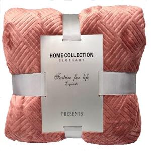 پتو مسافرتی HOME COLLECTION طرح خشتی سایز 200×145 سانتی متر