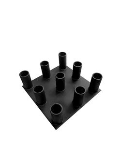 رک میله هالتر مربع ۹ خانه (9-Bar Olympic Barbell Square Holder)