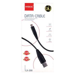 کابل تبدیل USB به microUSB هیسکا مدل LX-200