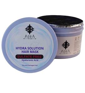 ماسک مو با آبکشی فاقد سولفات حاوی هیالورونیک اسید 400میل آدرا Adra Sulfate Free Hair Mask Hydra Solution 400ml