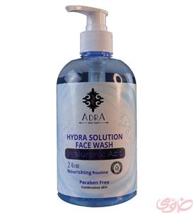 ژل شستشوی صورت حاوی هیالورونیک اسید آدرا 500 میل Adra Hyaluronic Acid Face Wash 500