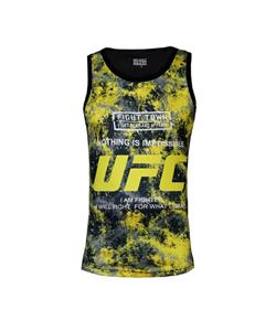 تاپ ورزشی UFC طرح آبرنگی