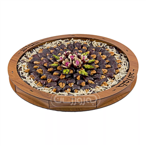 خرما گردویی گرد حلوا لند