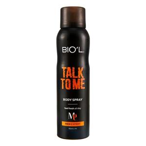اسپری بدن مردانه مدل Talk To Me حجم 150میل بیول