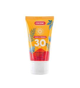 کرم ضدآفتاب رنگی حاوی Spf30 مناسب انواع پوست حجم 50میل ببک BBK Spf30 Tinted Sunscreen Cream For All Skin Types 50ml