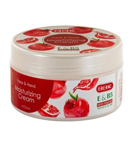 کرم مرطوب کننده کاسه ای با رایحه انار 250میل ببک Bbk Pomegranate Face And Hand Moisturizing Cream 250ml 