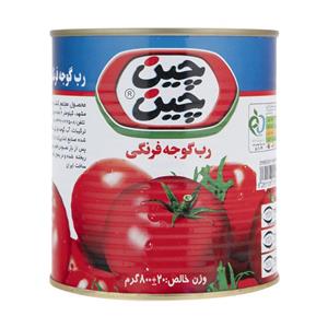 رب گوجه فرنگی چین مقدار 800 گرم Chinchin Tomato Paste 800gr 