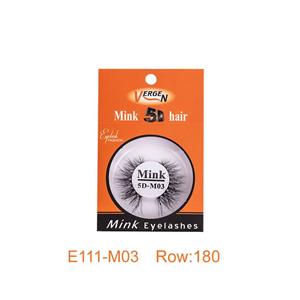 مژه مصنوعی پنج بعدی Mink مدل E111-03 ورژن