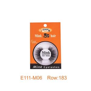 مژه مصنوعی پنج بعدی Mink مدل E111-06 ورژن