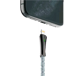 کابل شارژ 1 متری USB به Lightning کینگ استار مدل K28I خاکستری 