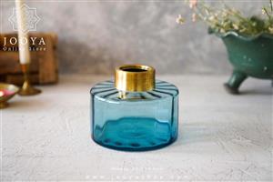 گلدان شیشه ‌ای فیروزه لئون